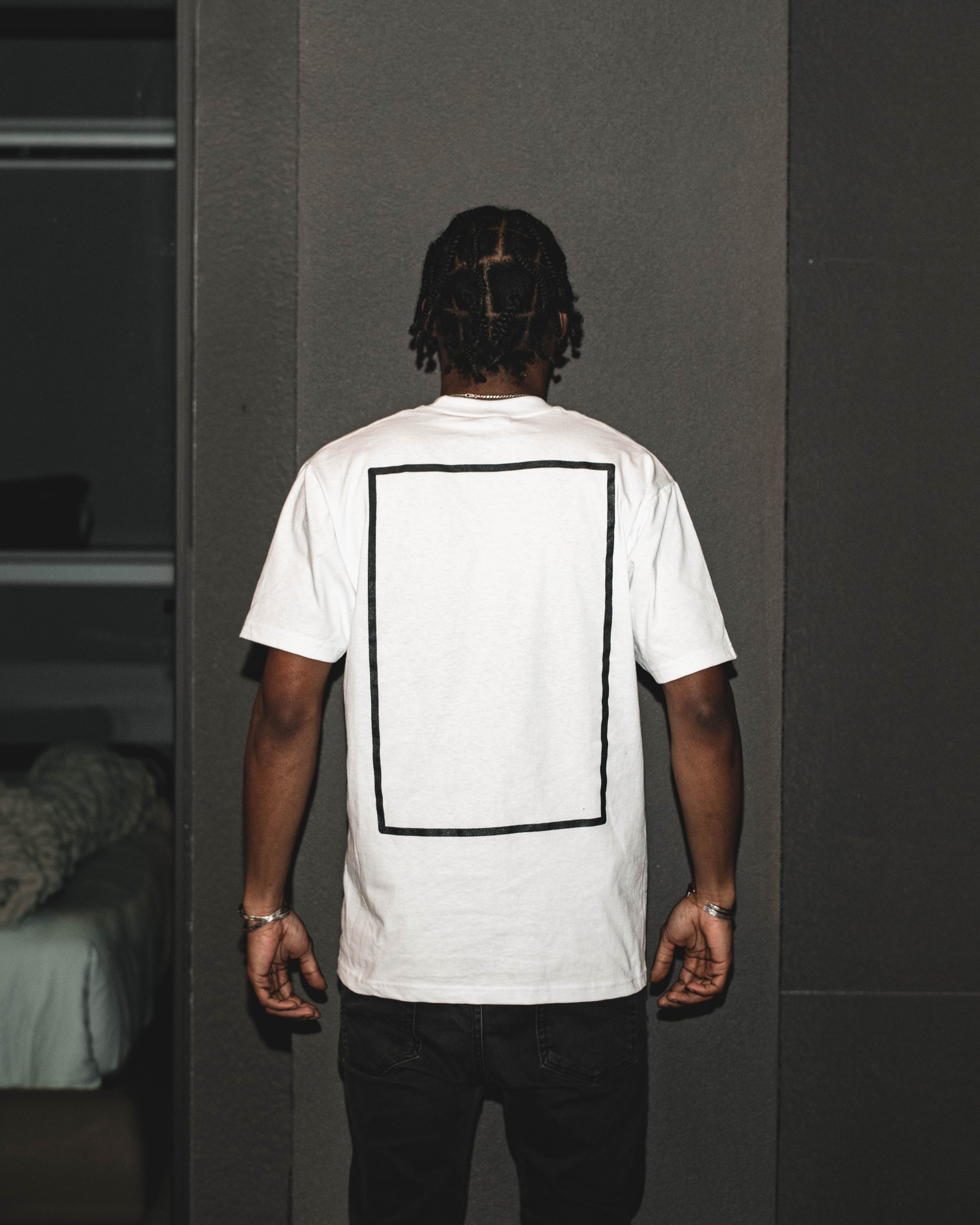 Scared To Wear Logo White Tee